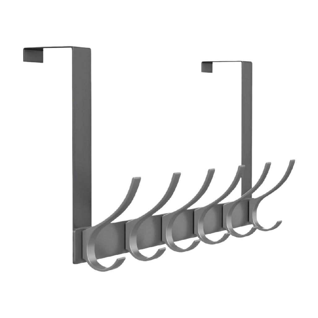 Porte-manteau mural en métal pour rangement de vêtements - 40 x 10 x 8