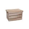 Caisse en bois pour rangement en intérieur - 30 x 20 x 15