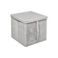 Coffre de rangement pliable en tissu - pour organiser les espaces - matériau en polyester - 30 x 30 x 30